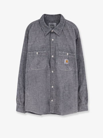 Carhartt Wip - Painter used effect cotton shirt