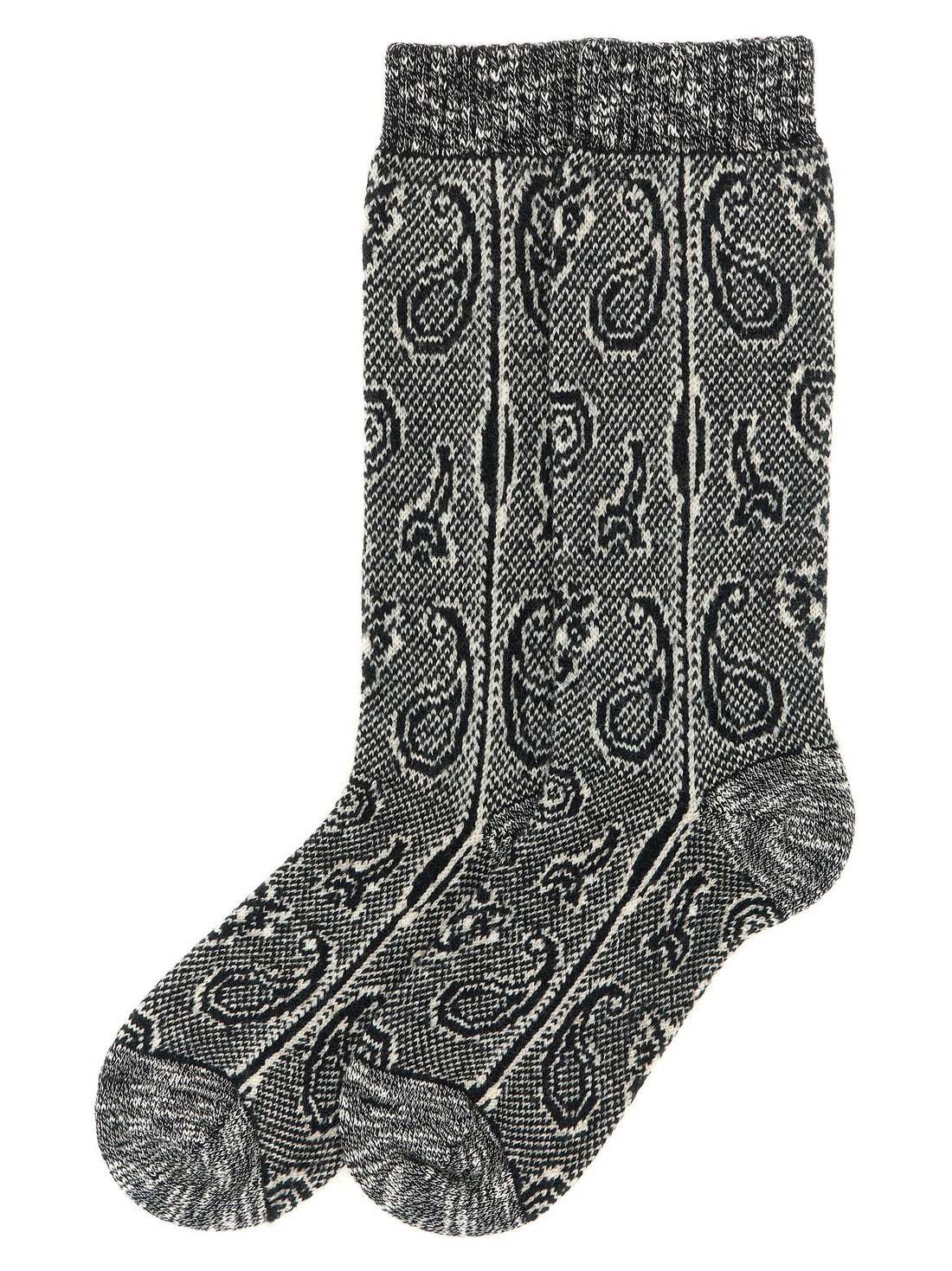 Dries Van Noten - Paisley Jacquard Socks White 35-38