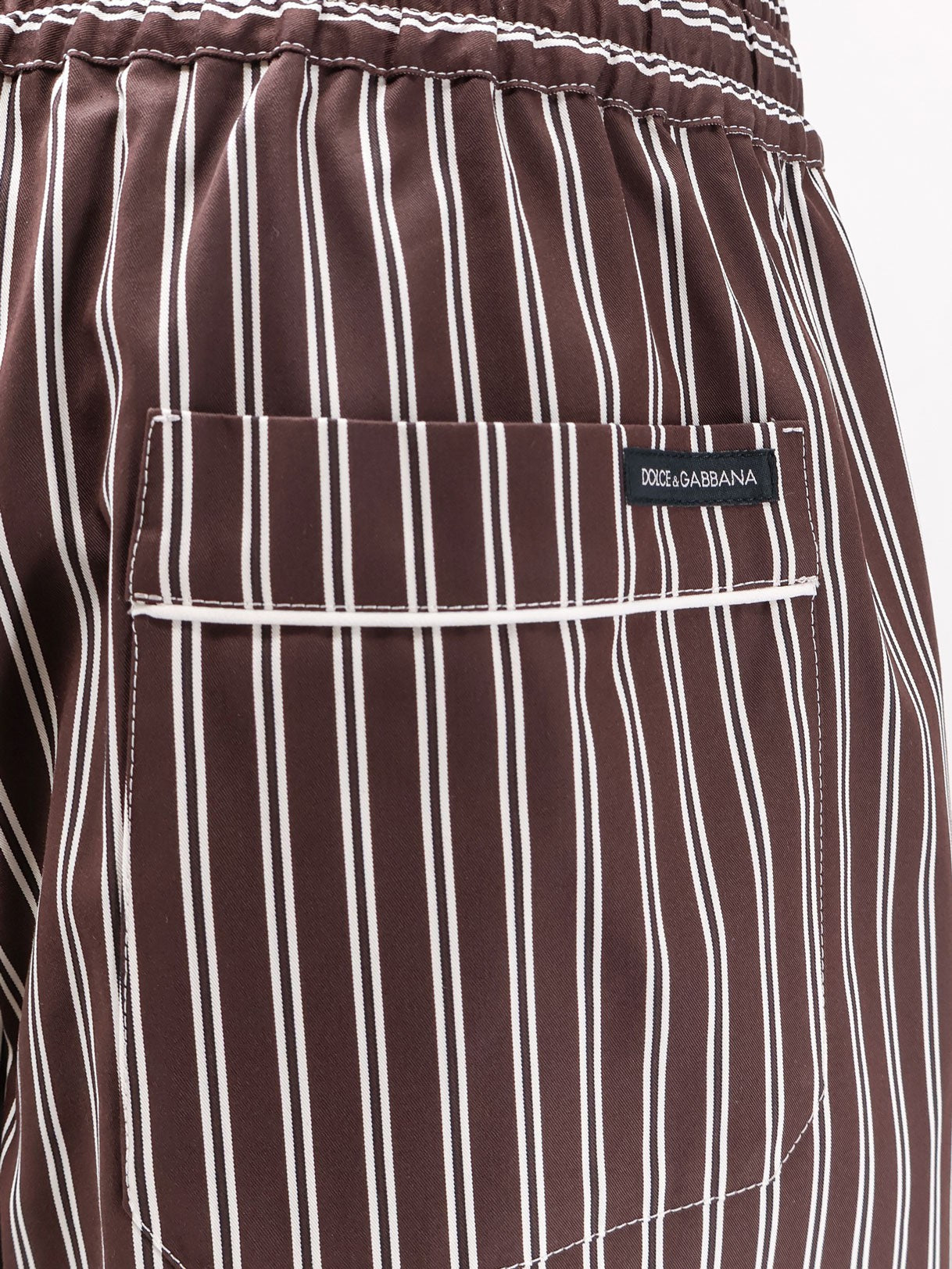 Dolce & Gabbana Dolce & Gabbana - Pajamas striped poplin trousers