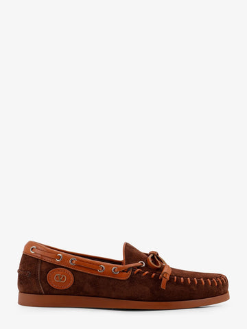 Palm Avenue leather and suede boat shoe