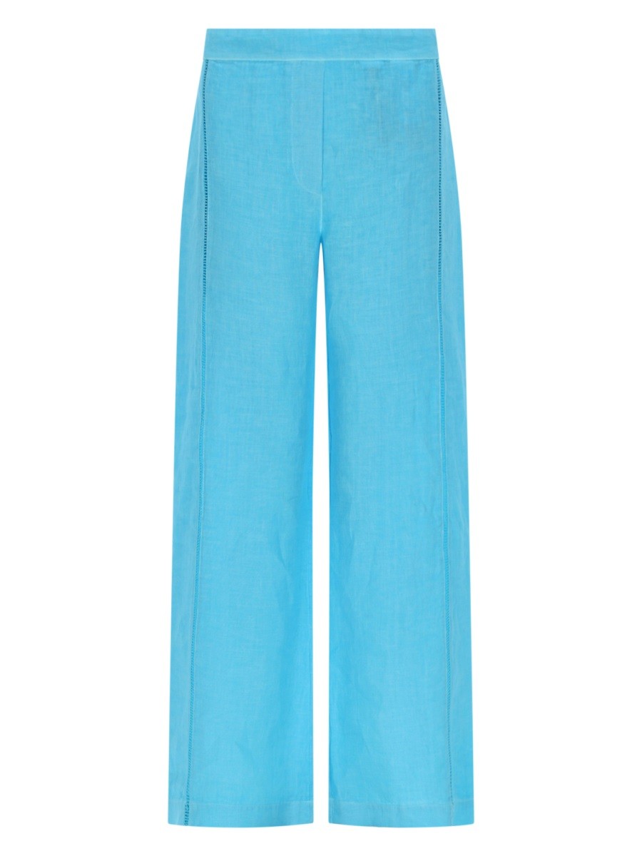 120% LINO - PANTALONE AMPIO IN LINO