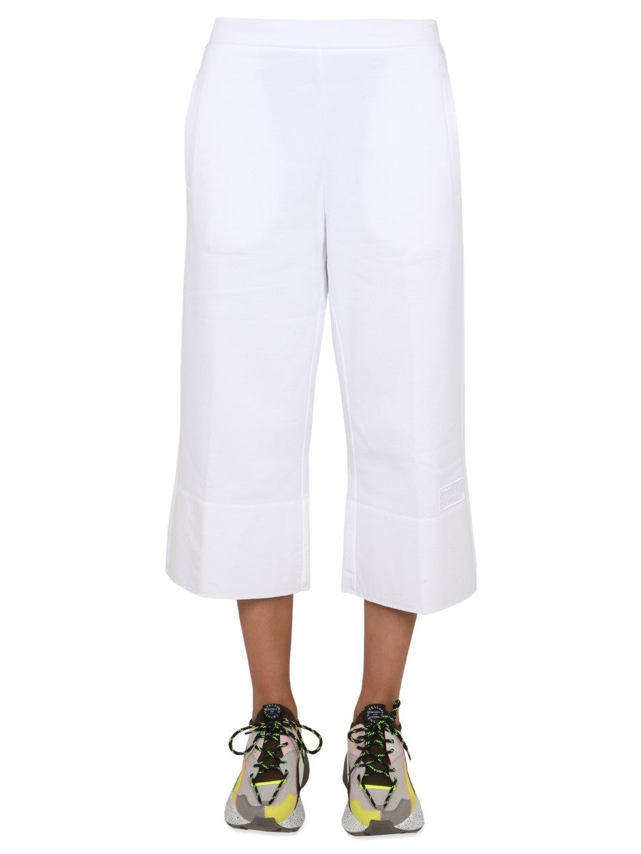 stella mccartney - PANTALONE CON RICAMO LOGO pantalone-con-ricamo-logo