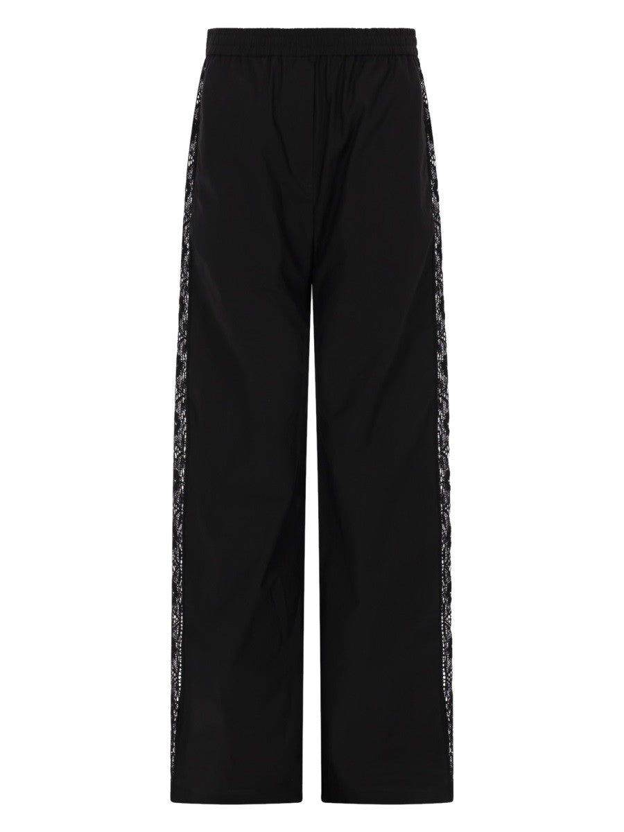 msgm - PANTALONE DRITTO CON DETTAGLI IN PIZZO pantalone-dritto-con-dettagli-in-pizzo