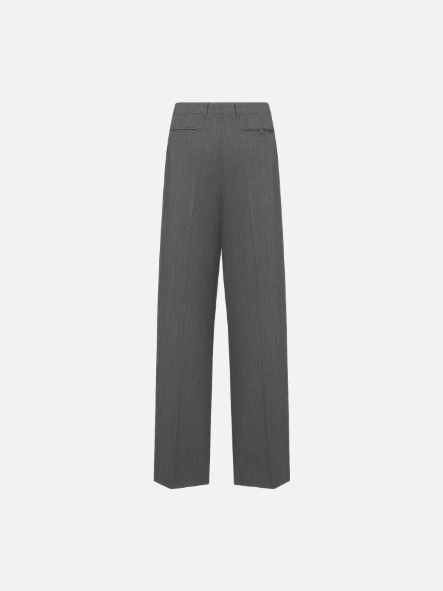 Pantalone in lana vergine con pinces