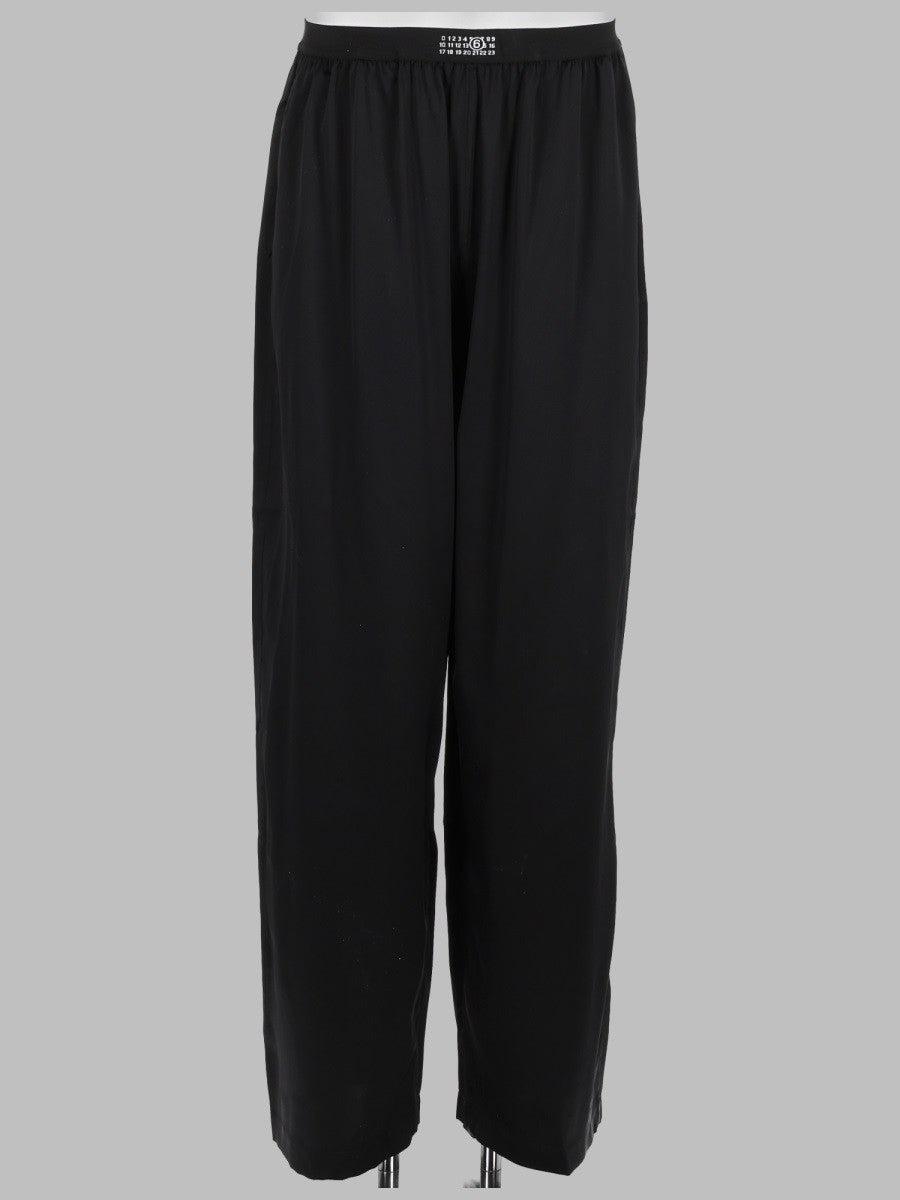 MM6 MAISON MARGIELA MM6 MAISON MARGIELA - PANTALONE PIGIAMA IN SETA