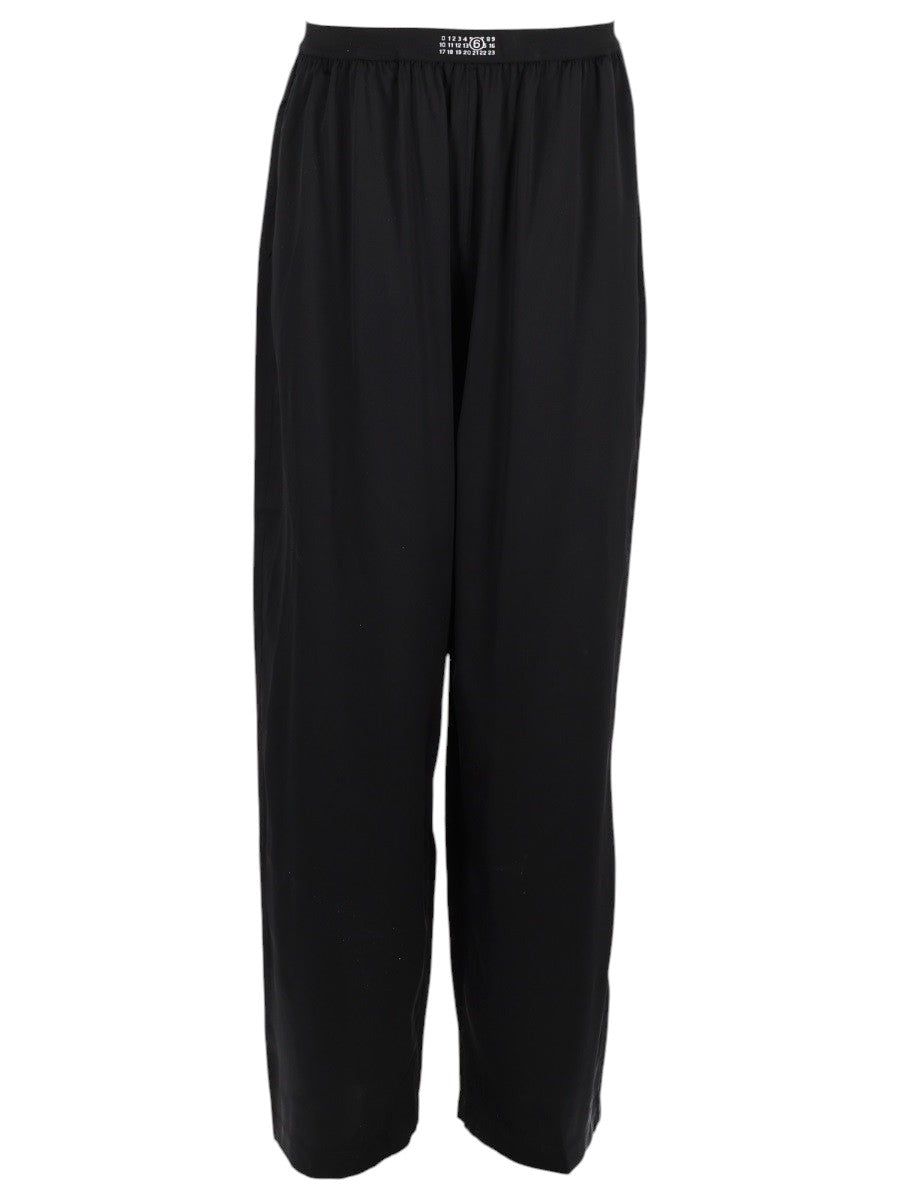 MM6 MAISON MARGIELA - PANTALONE PIGIAMA IN SETA pantalone-pigiama-in-seta_63623687-f93b-4552-8f15-9034e0276110