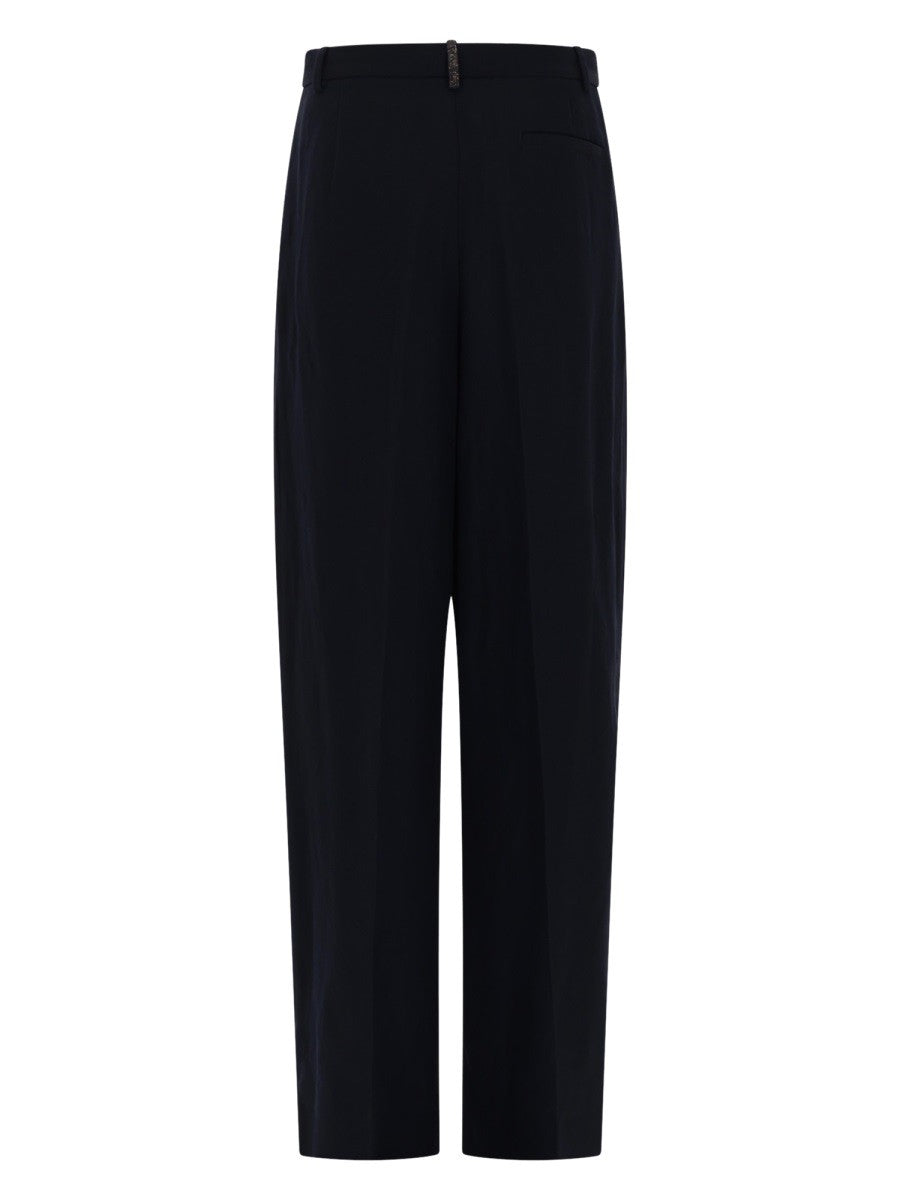 Fabiana Filippi - PANTALONE SARTORIALE IN MISTO LINO