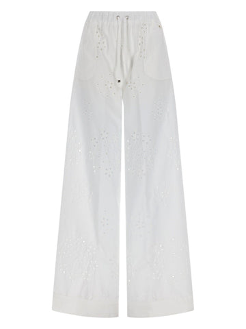 Herno Herno - PANTALONE TRAFORATO CON RICAMO SANGALLO