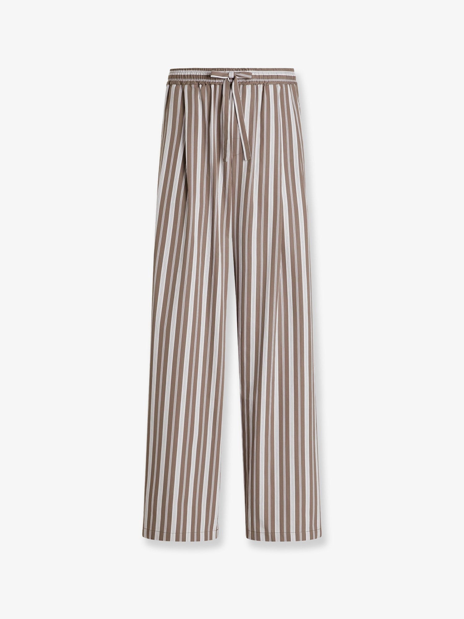 Dolce & Gabbana Pantaloni Vanity in misto cotone con motivo a righe