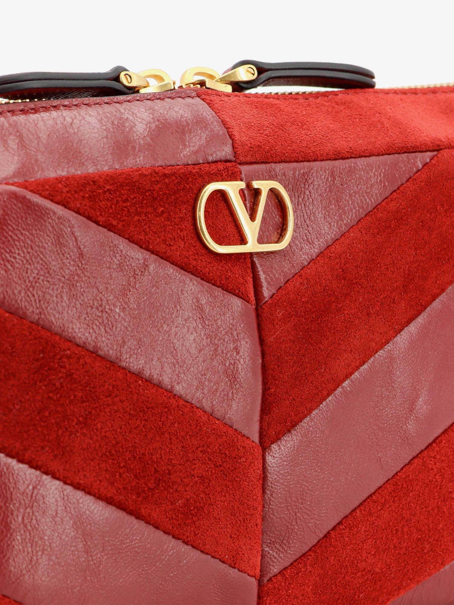 Valentino Garavani Valentino Garavani - Panthea suede and leather crossbody bag