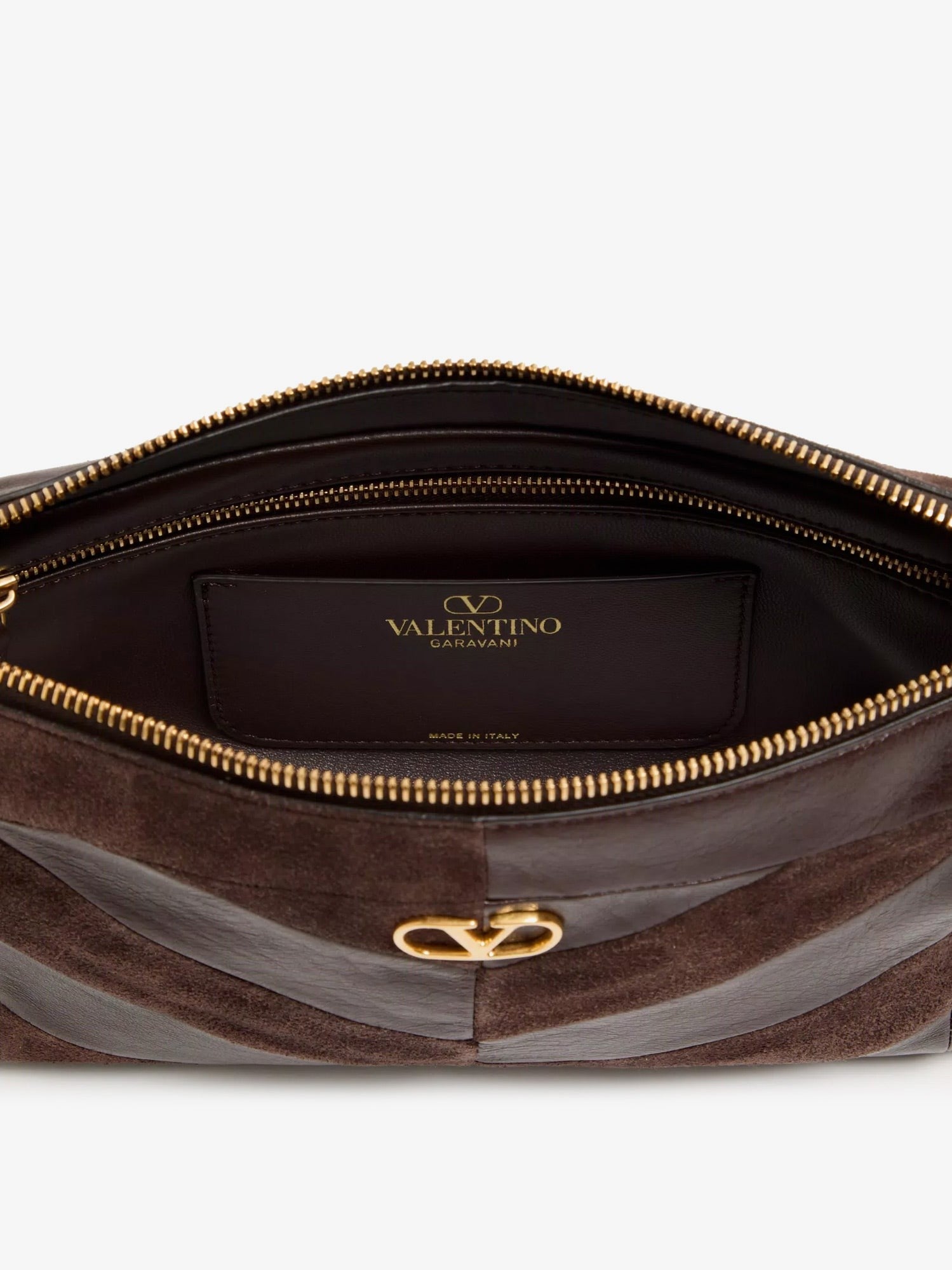 Valentino Garavani - Panthea suede and leather crossbody bag