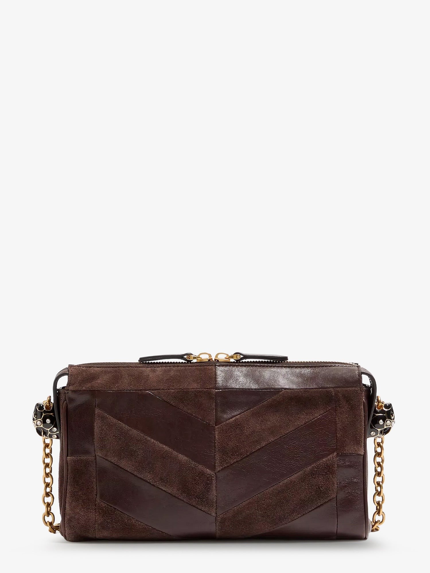 Valentino Garavani - Panthea suede and leather crossbody bag