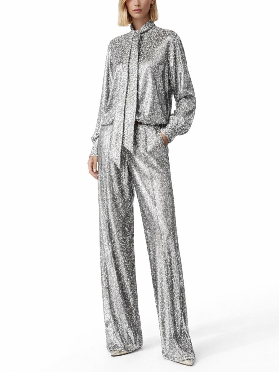 stella mccartney - PANTS IN "FIL COUPÉ" pants-in-fil-coupe_f7d7ede4-521c-4bed-adc9-bde564cffb99