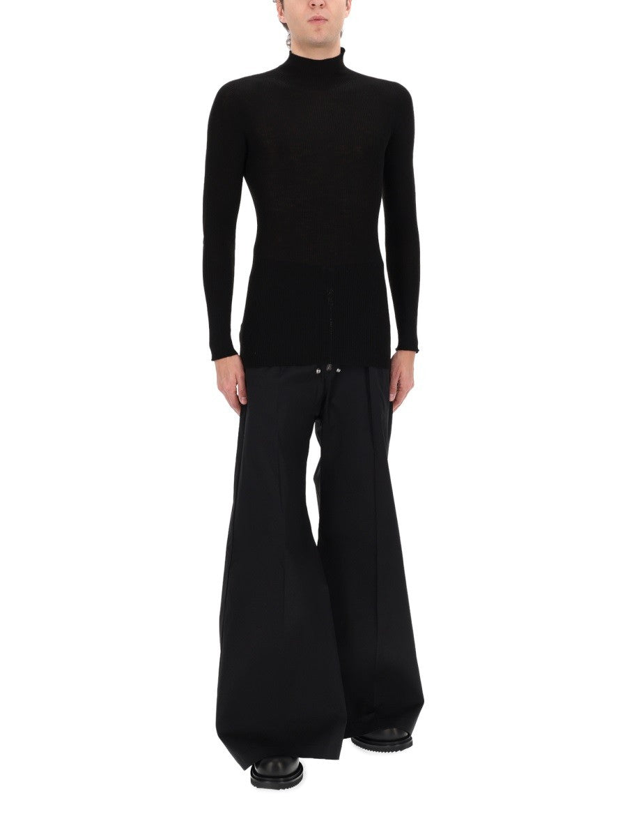 RICK OWENS - PANTS "WIDE BELA" Black 52