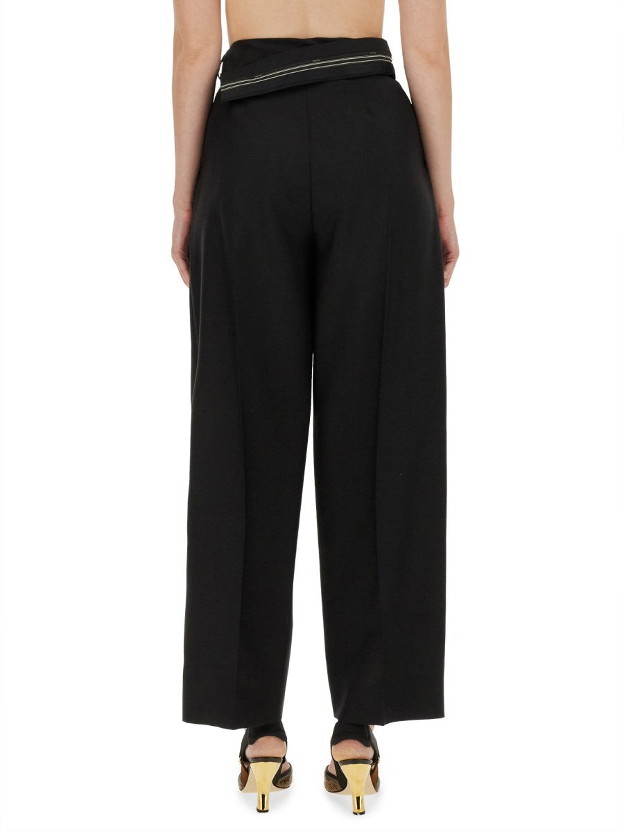 PANTS WITH ASYMMETRICAL WAIST