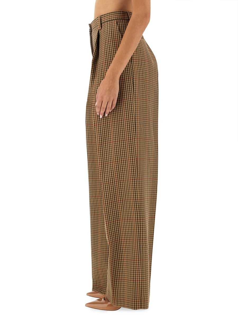 Dries Van Noten PANTS WITH CHECK PATTERN