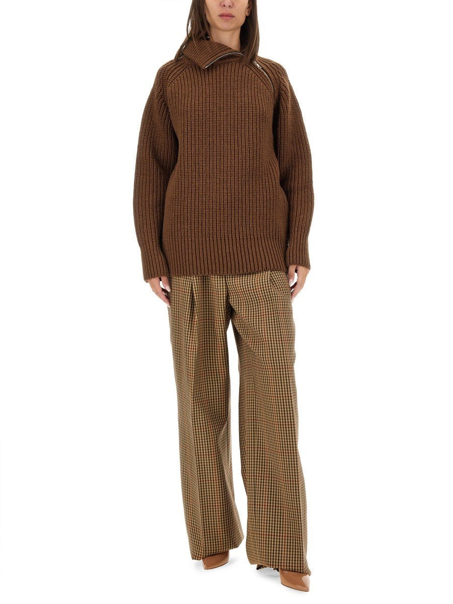 Dries Van Noten PANTS WITH CHECK PATTERN