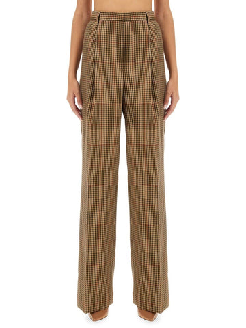 Dries Van Noten PANTS WITH CHECK PATTERN