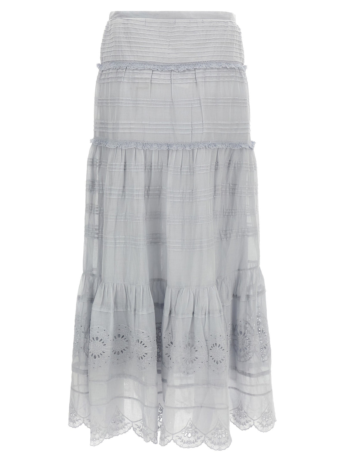 MARANT ETOILE - 'Paoline' long skirt Light Blue 40 FR