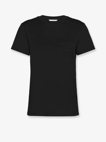 Max Mara Max Mara - Papaia cotton t-shirt with Monogram