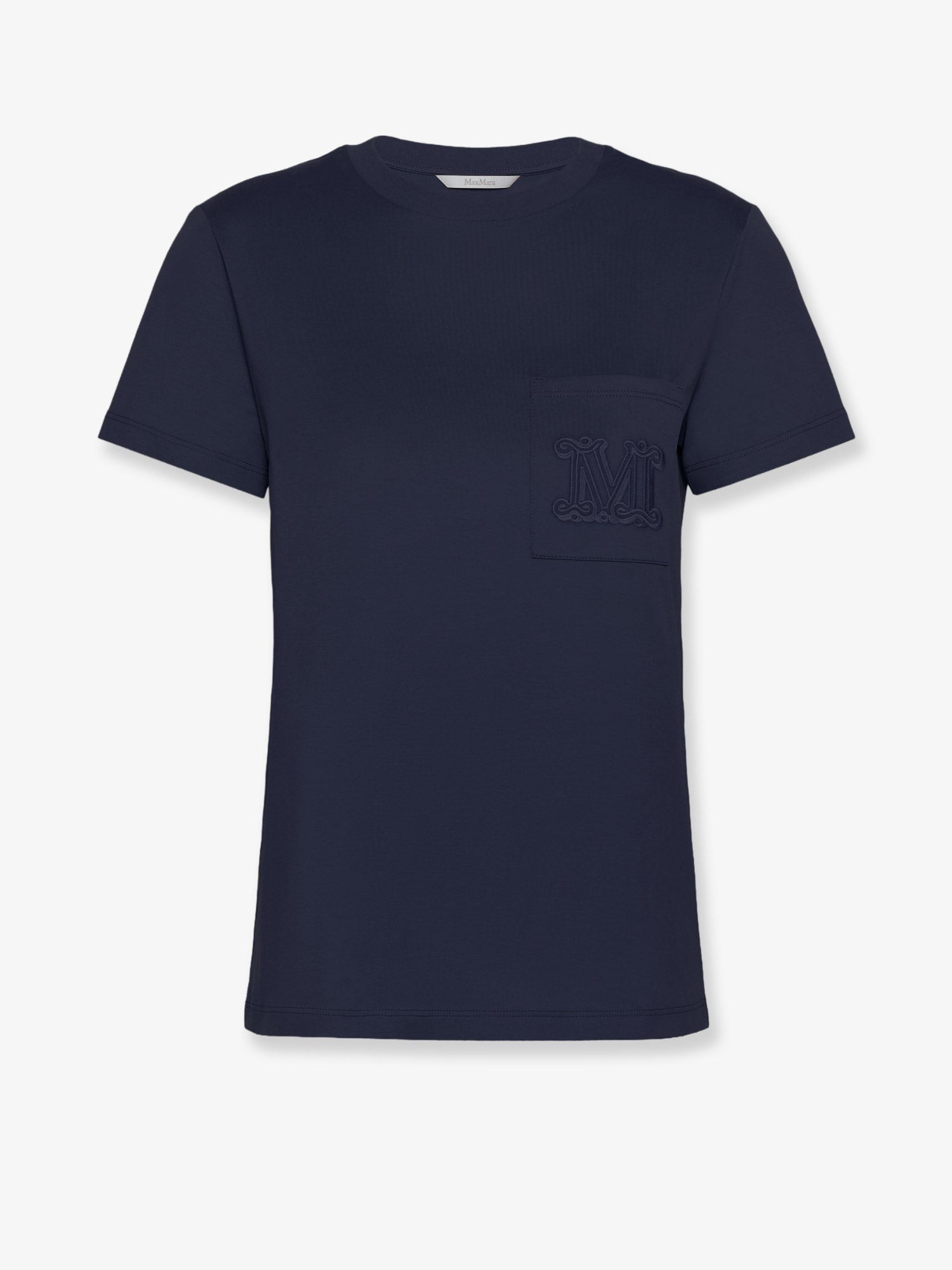 Max Mara Max Mara - Papaia cotton t-shirt with Monogram