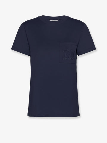 Max Mara Max Mara - Papaia cotton t-shirt with Monogram