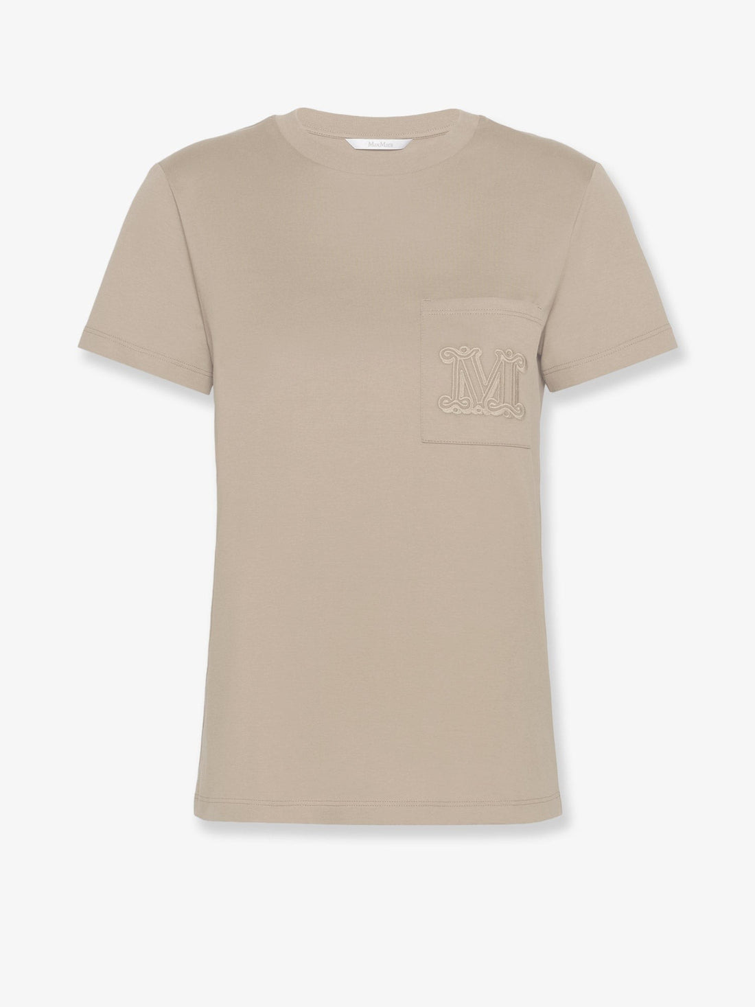 Max Mara - Papaia cotton t-shirt with Monogram papaia-cotton-t-shirt-with-monogram_d35e22f6-6a6f-4ca2-ae26-d02824bf5d1a