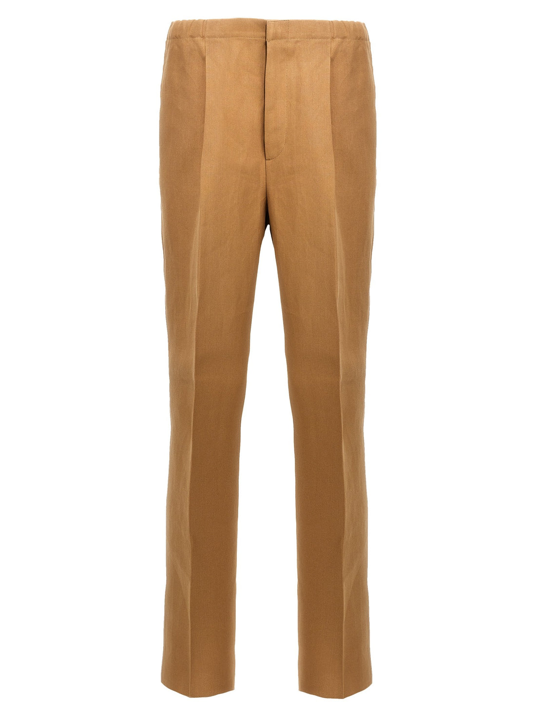 Fendi - Paper canvas pants beige 48 IT