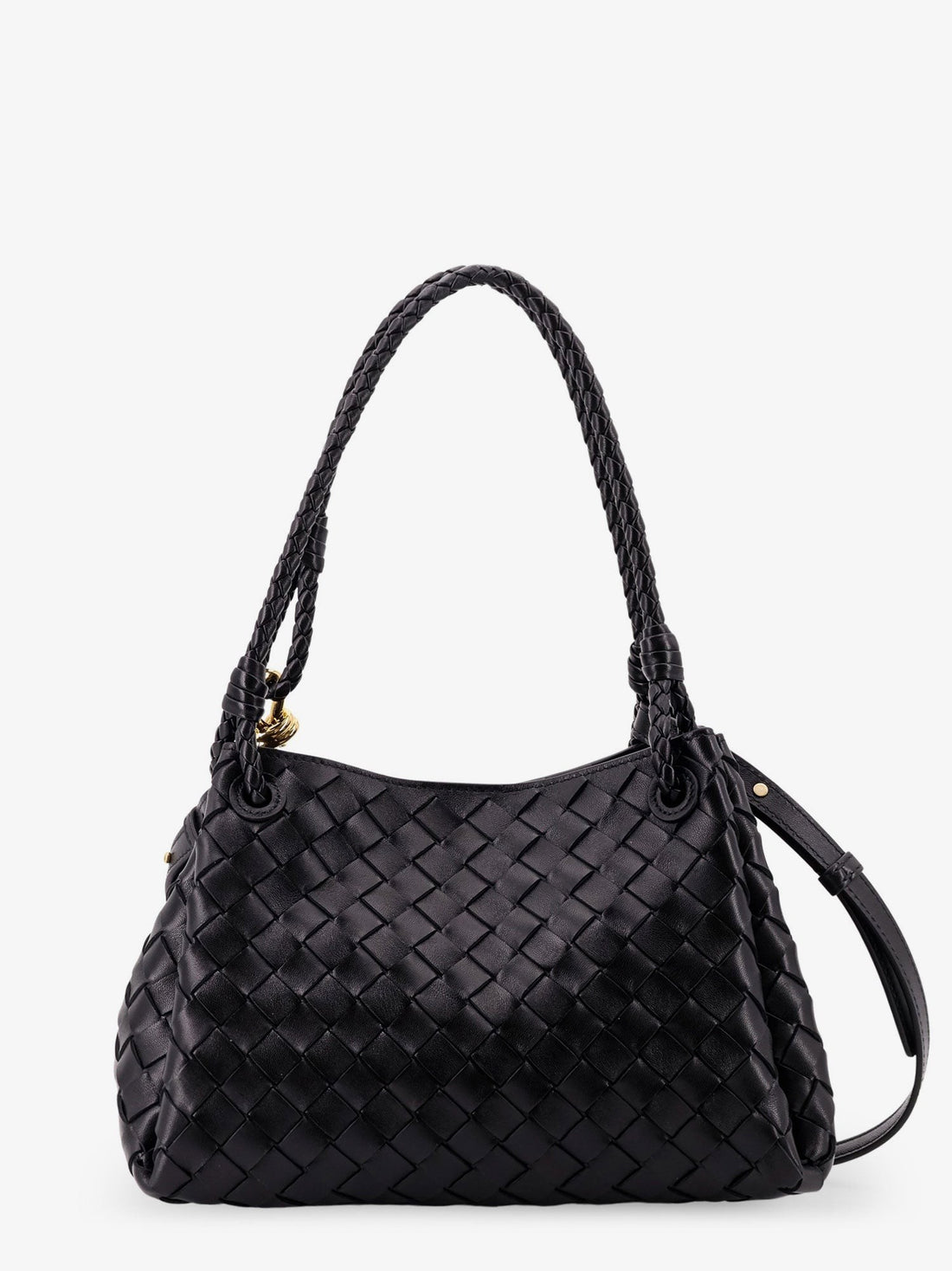 Bottega Veneta - Parachute leather shoulder bag with Intrecciato motif and Knot detail parachute-leather-shoulder-bag-with-intrecciato-motif-and-knot-detail_0908f647-553f-41cf-b394-d76df49bd686