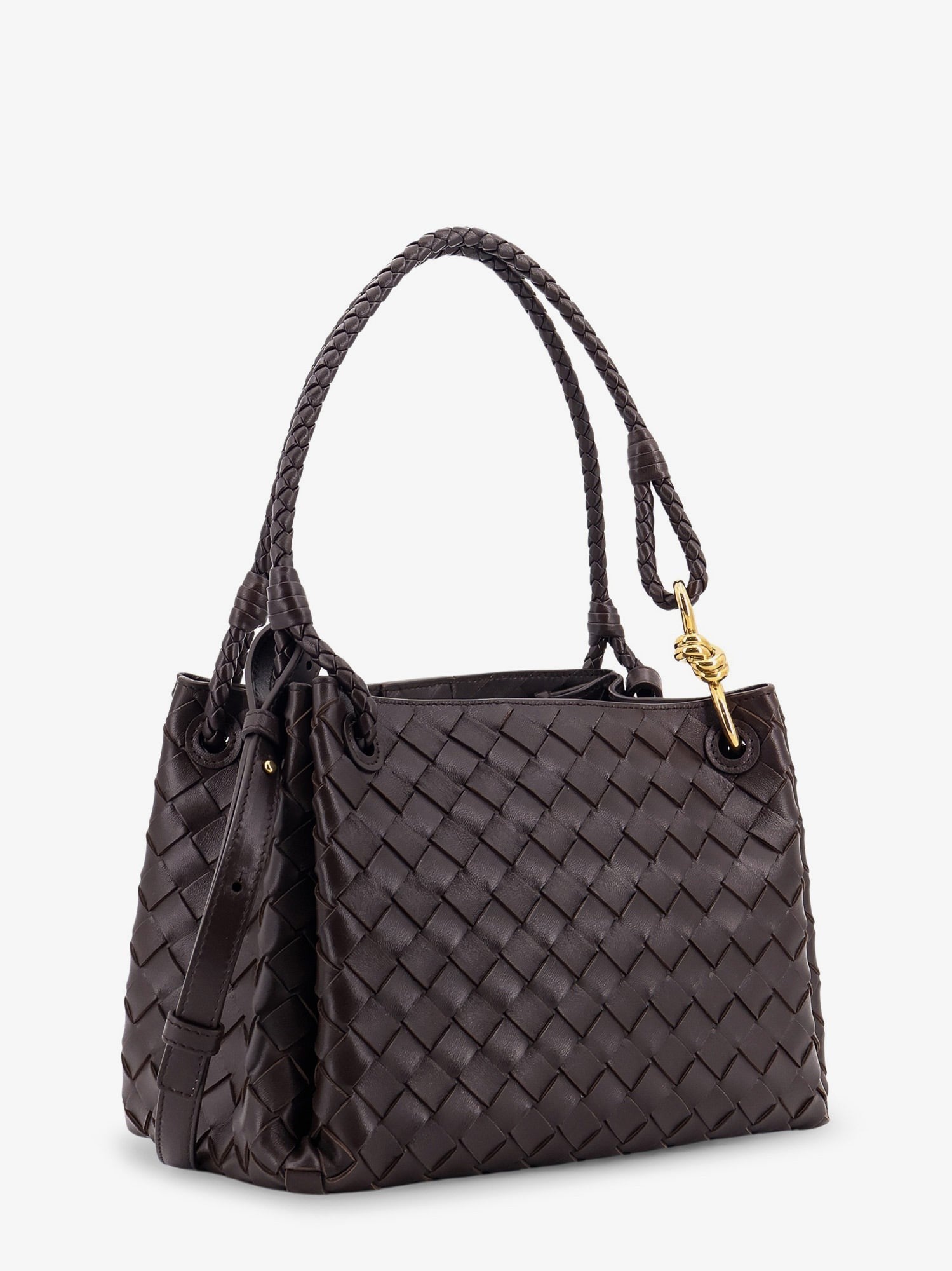 Bottega Veneta - Parachute leather shoulder bag with Intrecciato pattern and Knot detail parachute-leather-shoulder-bag-with-intrecciato-pattern-and-knot-detail_3523f42e-58c4-4e85-94de-00b2619da444