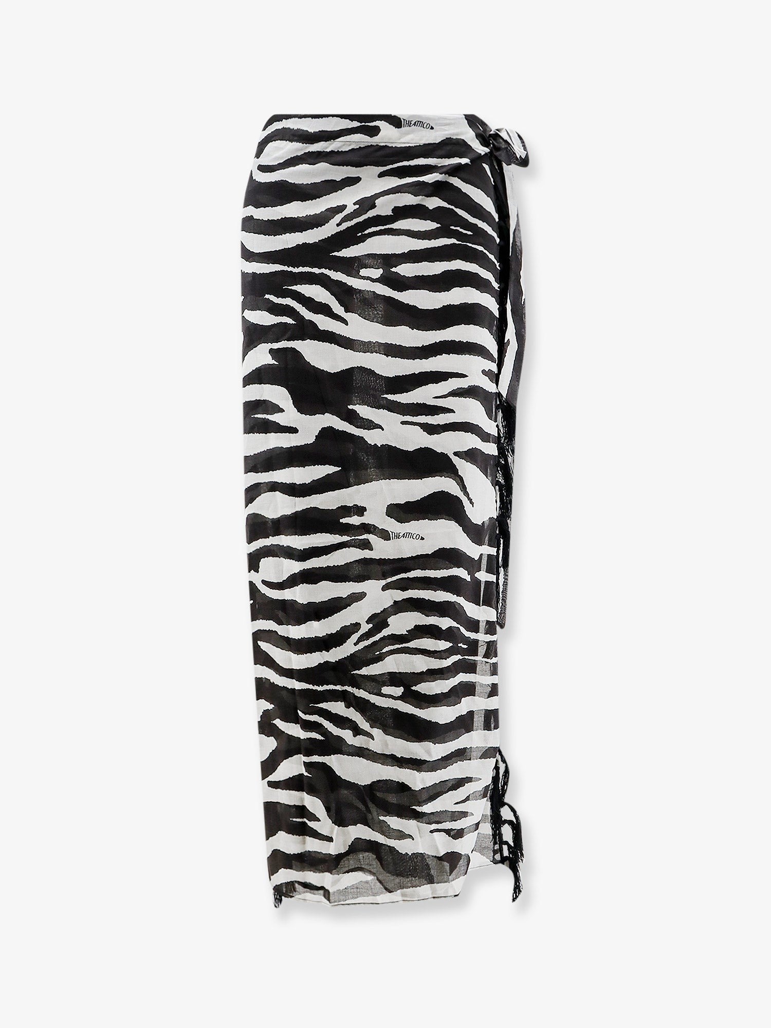 The Attico The Attico - Pareo cotton skirt