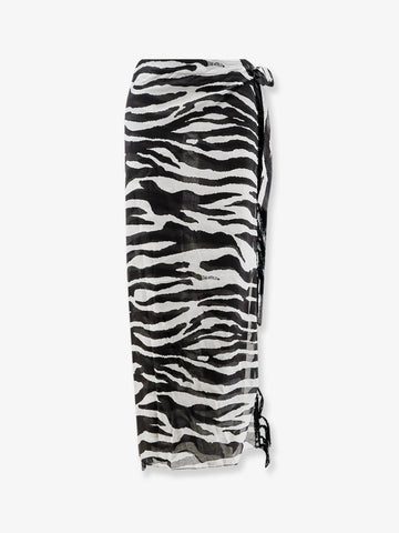 The Attico The Attico - Pareo cotton skirt