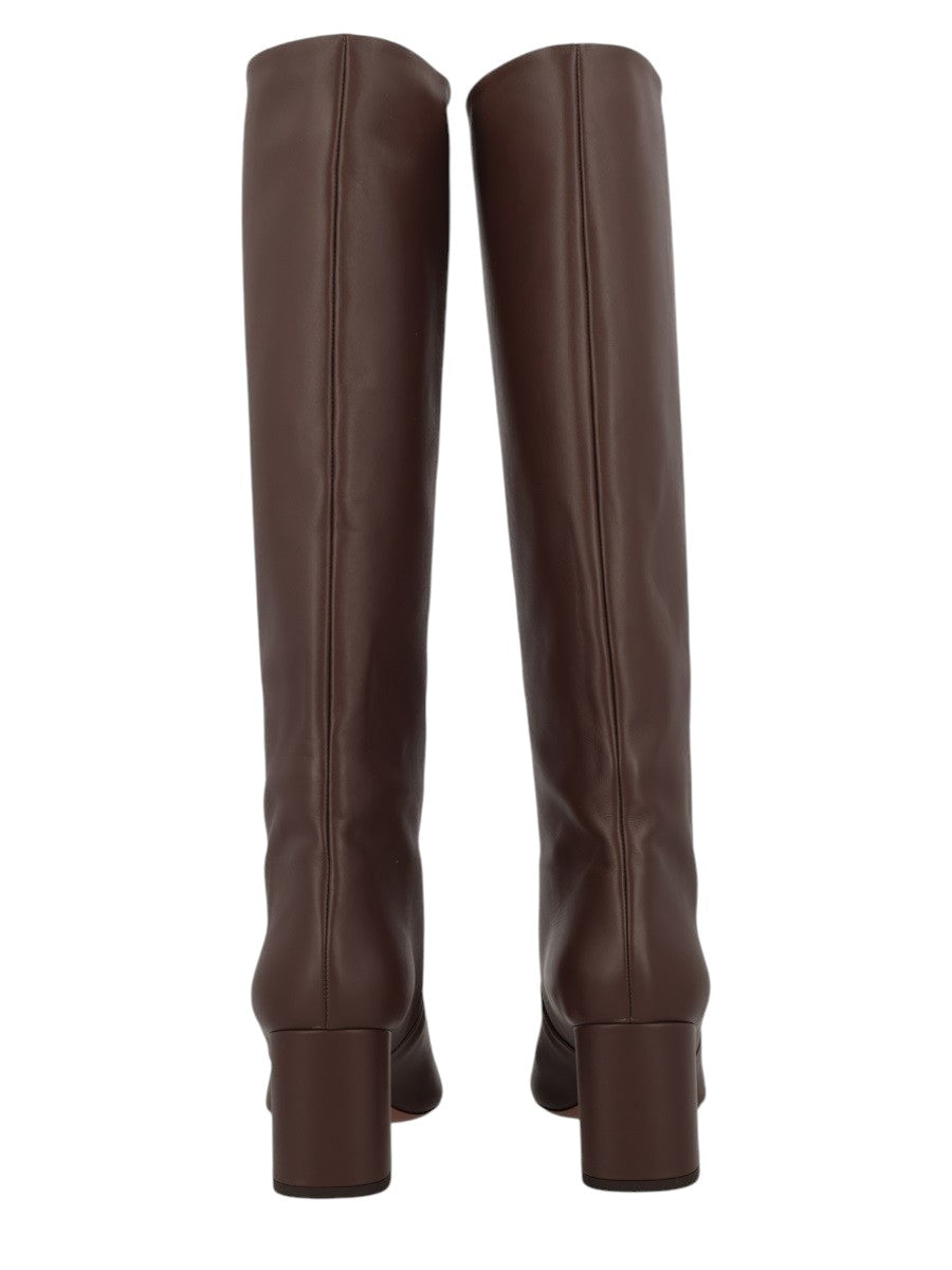 PARIS TEXAS - STIVALE "ANJA 70" paris-texas-anja-70-leather-knee-high-boots-dark-brown-back-jpg