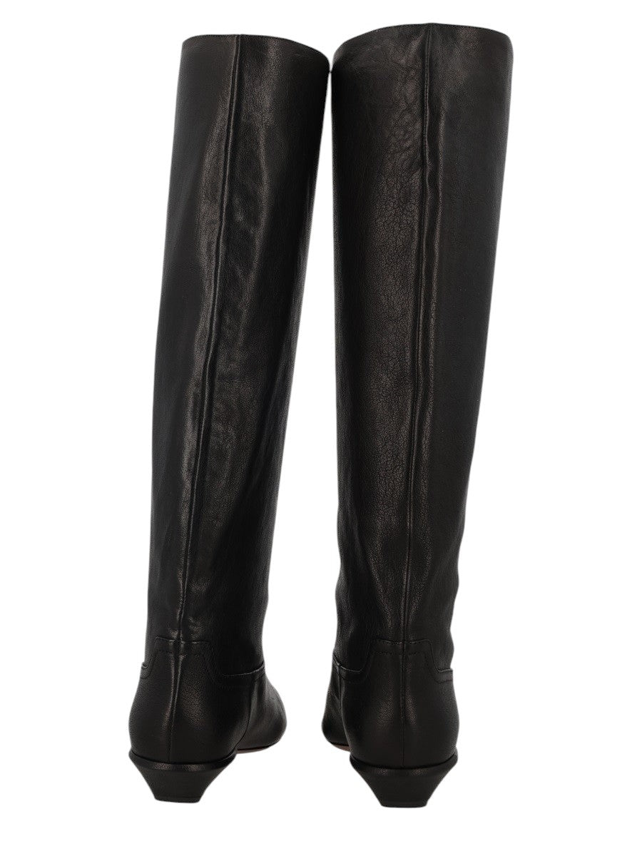 PARIS TEXAS - STIVALE "BETTINA 25" paris-texas-bettina-25-leather-knee-high-boots-black-back-jpg