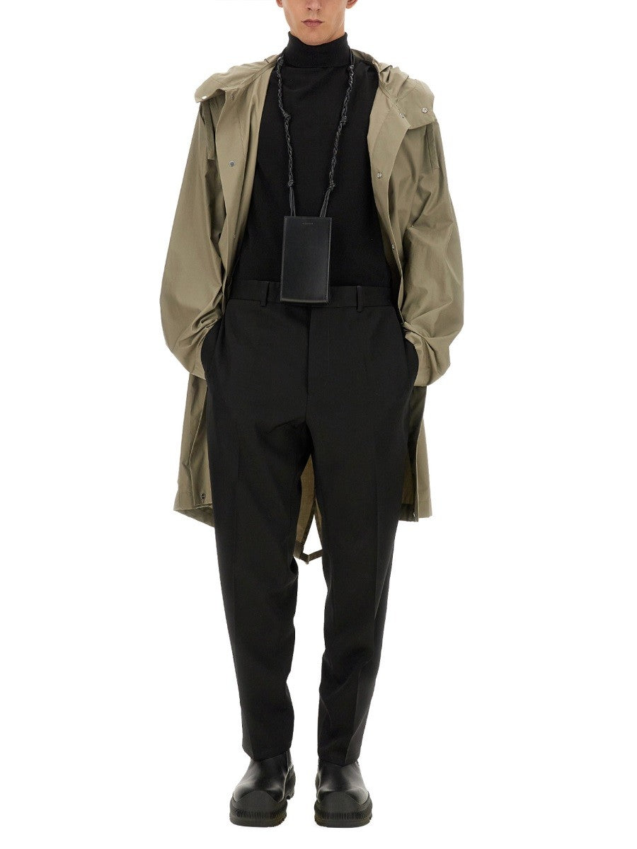 JIL SANDER JIL SANDER - PARKA WITH LOGO