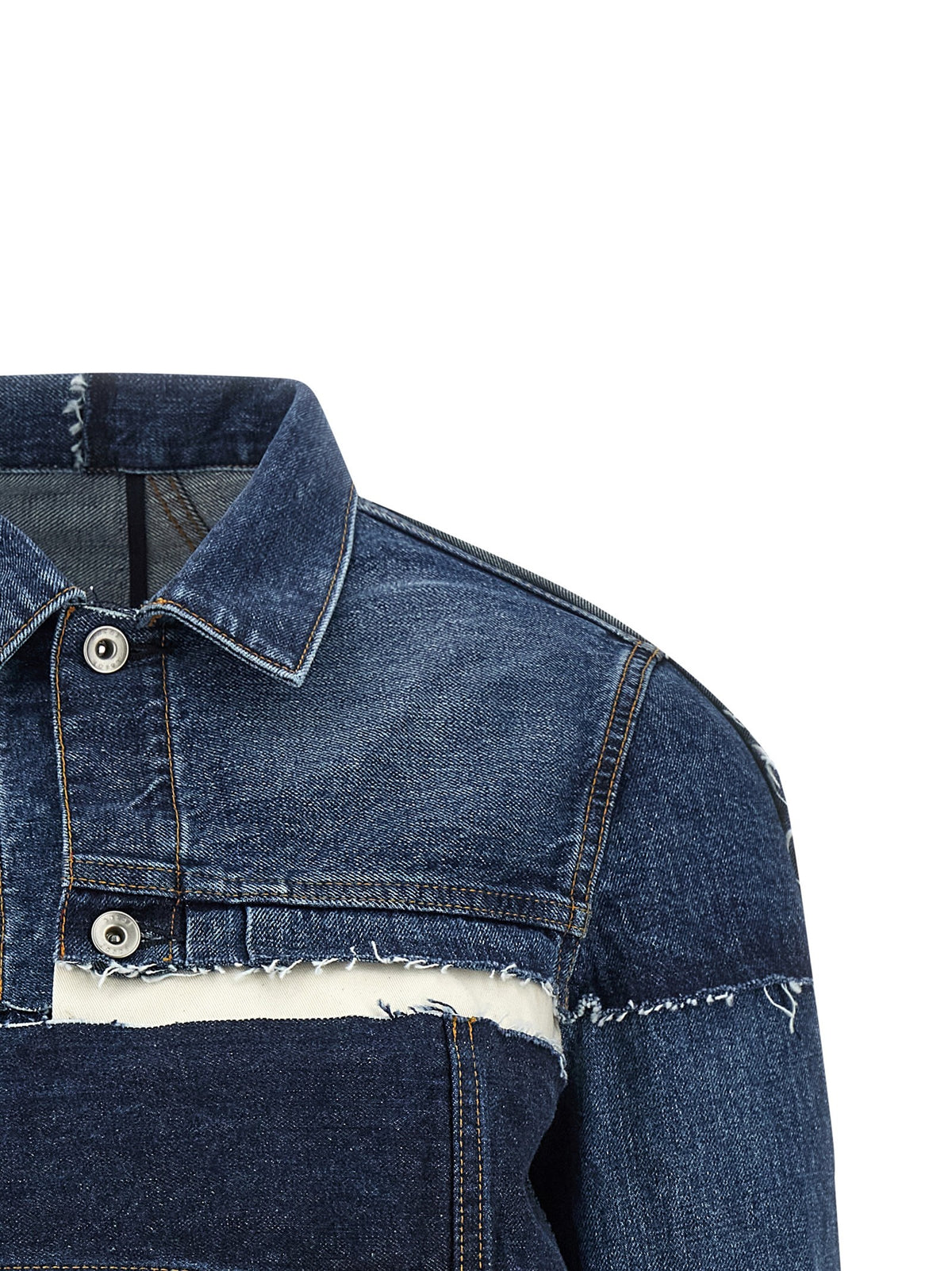 SACAI - Patchwork denim jacket