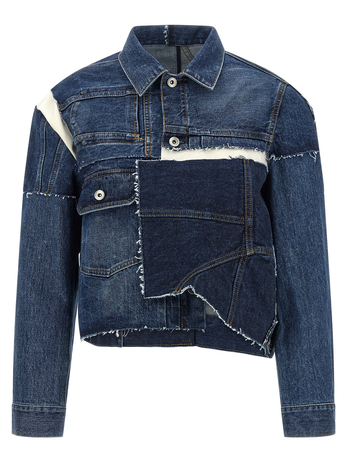 SACAI - Patchwork denim jacket