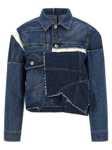 SACAI - Patchwork denim jacket