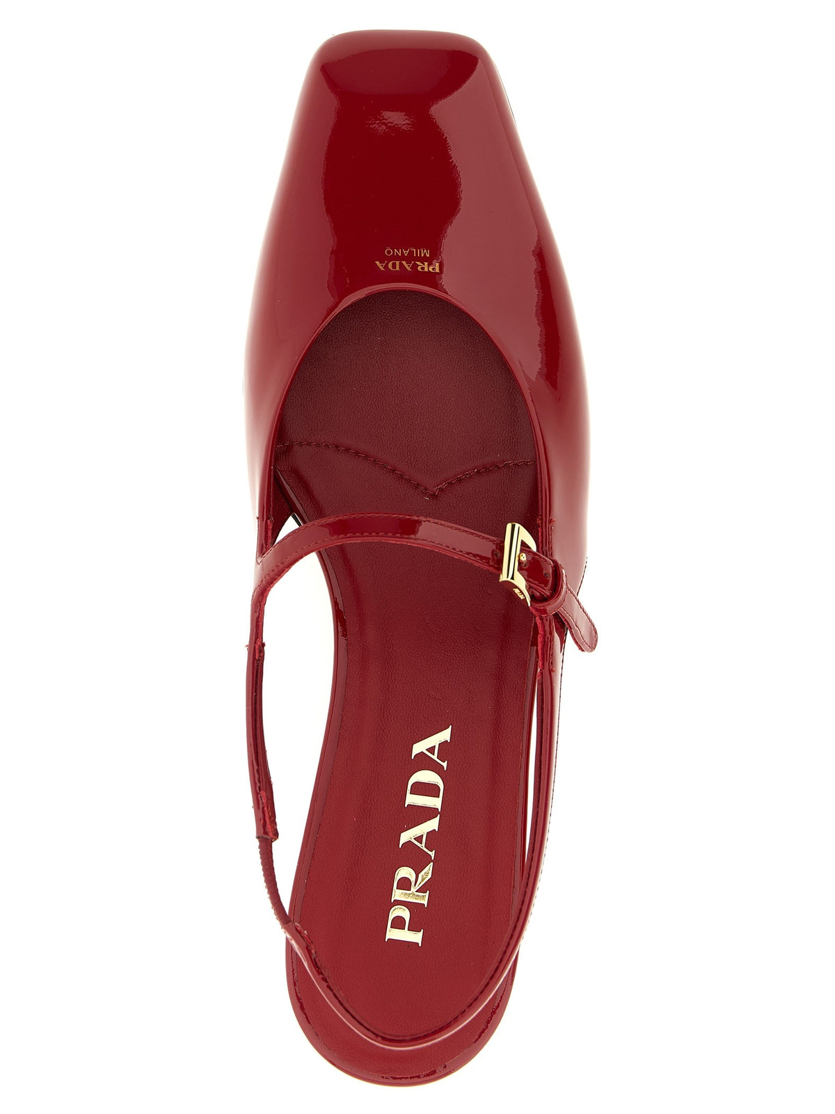 PRADA - Patent leather slingback