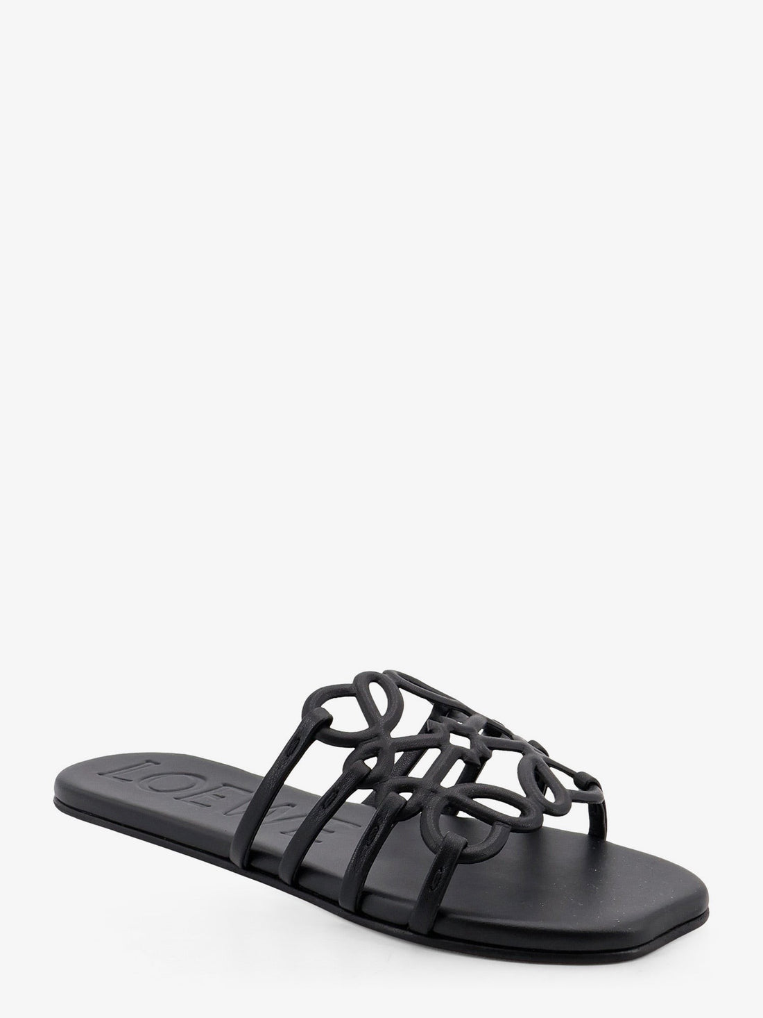 LOEWE - Paula's Ibiza-Aangram Petal leather sandals paula-s-ibiza-aangram-petal-leather-sandals