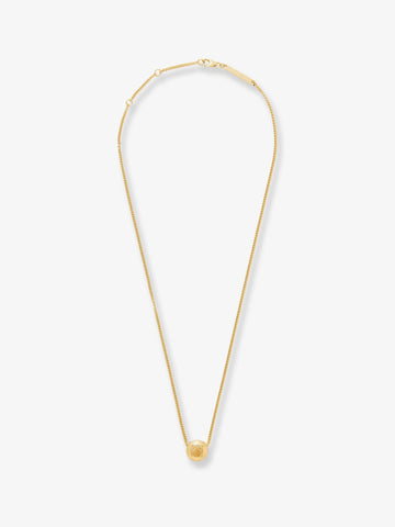 LOEWE - Paula's Ibiza -Anagram Pebble silver necklace