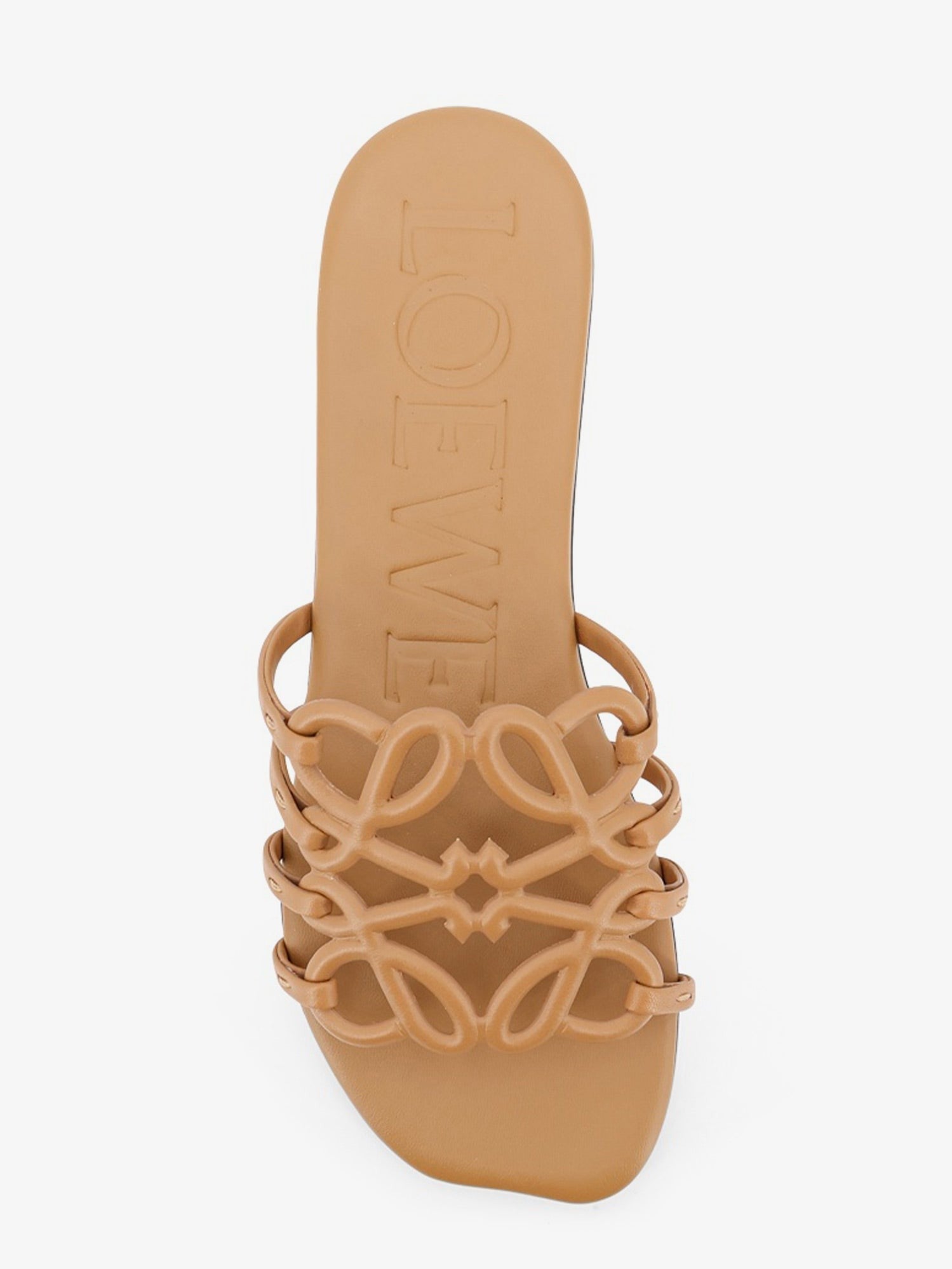 LOEWE - Paula's Ibiza Anagram Petal Leather Sandals