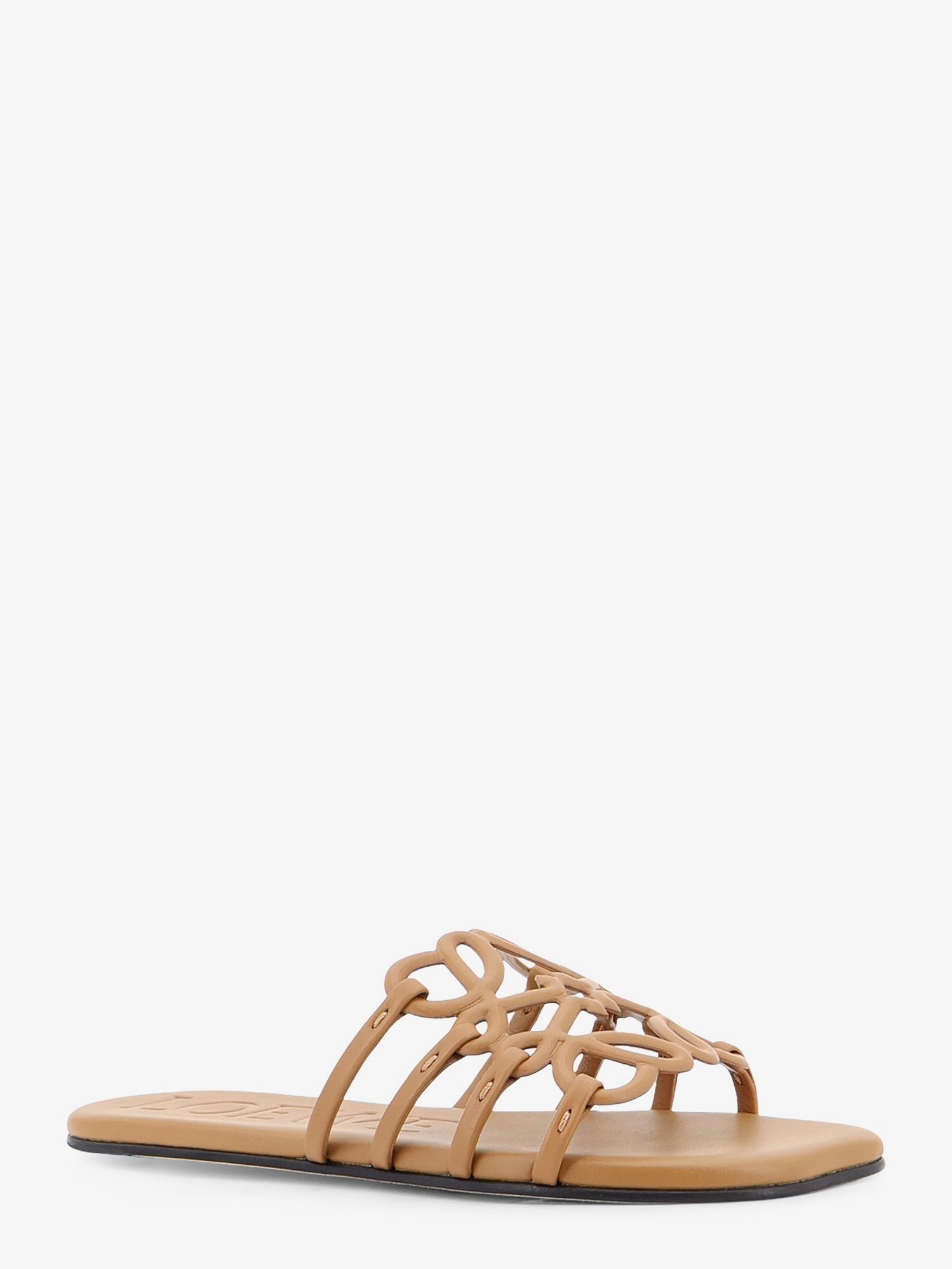 LOEWE - Paula's Ibiza Anagram Petal Leather Sandals