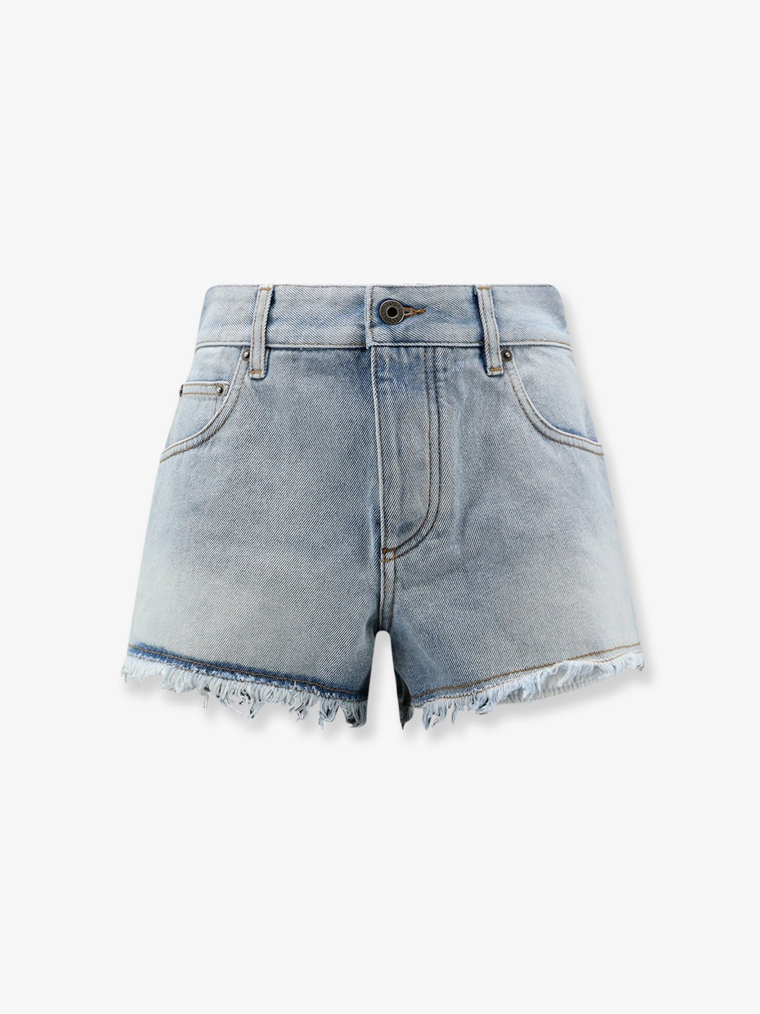 LOEWE - Paula's Ibiza-Blue denim bermuda shorts with frayed edges paula-s-ibiza-blue-denim-bermuda-shorts-with-frayed-edges_5aaa491e-9e94-4351-ab24-dd1cab82adac