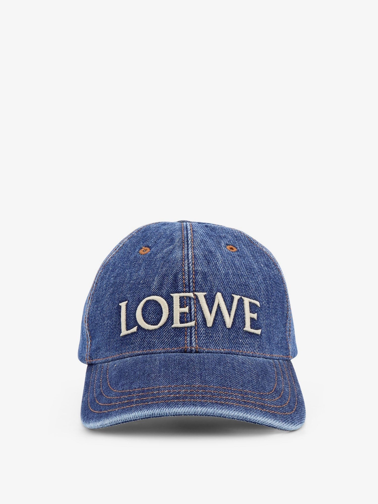 LOEWE - Paula's Ibiza blue denim hat