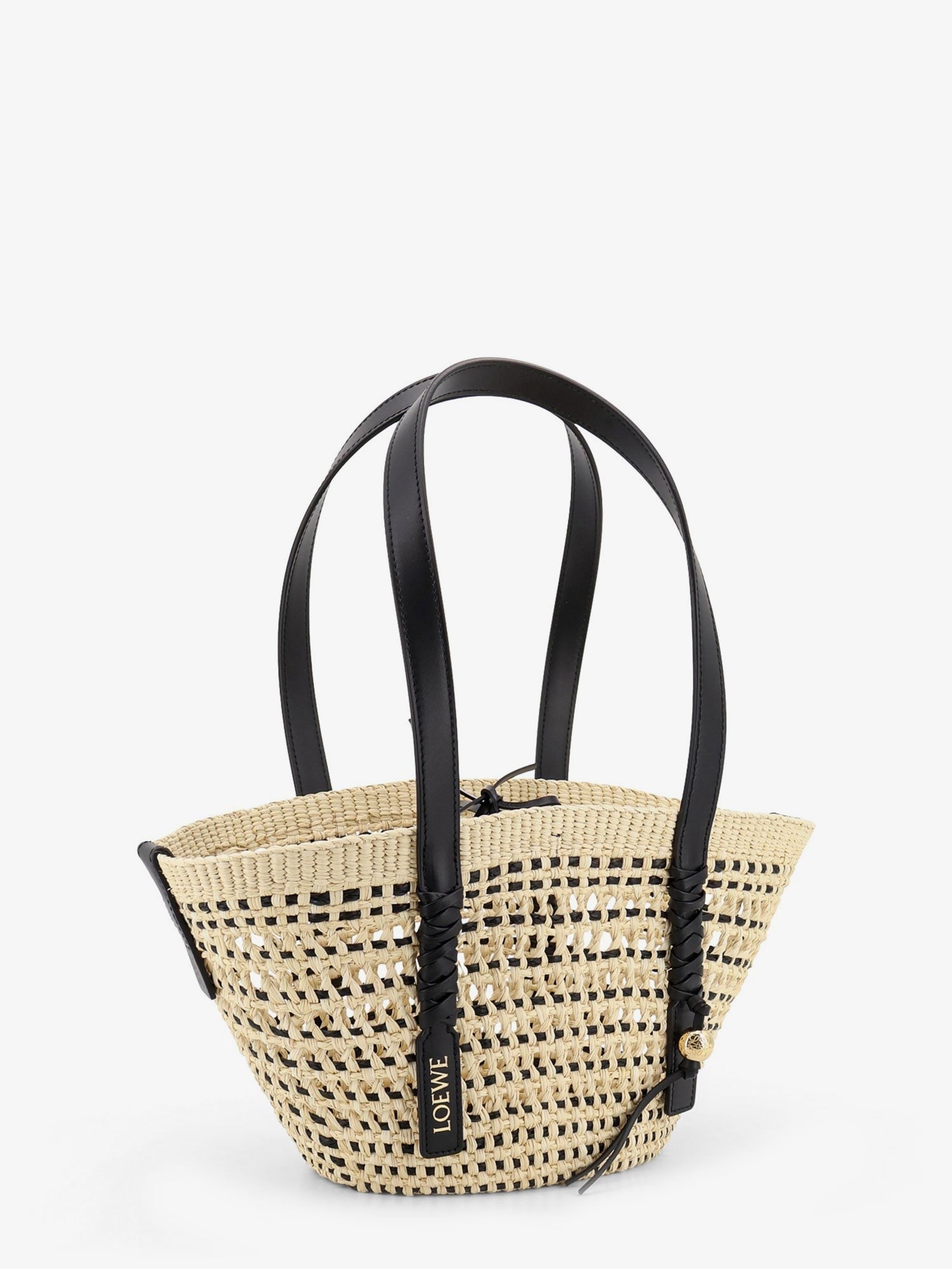 LOEWE - Paula's Ibiza -Braid Basket Small Iraca Palm Leaf Shoulder Bag