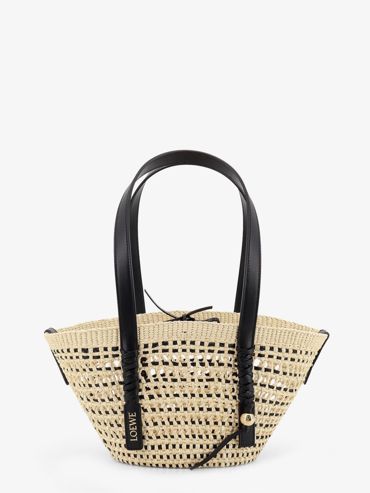 LOEWE - Paula's Ibiza -Braid Basket Small Iraca Palm Leaf Shoulder Bag