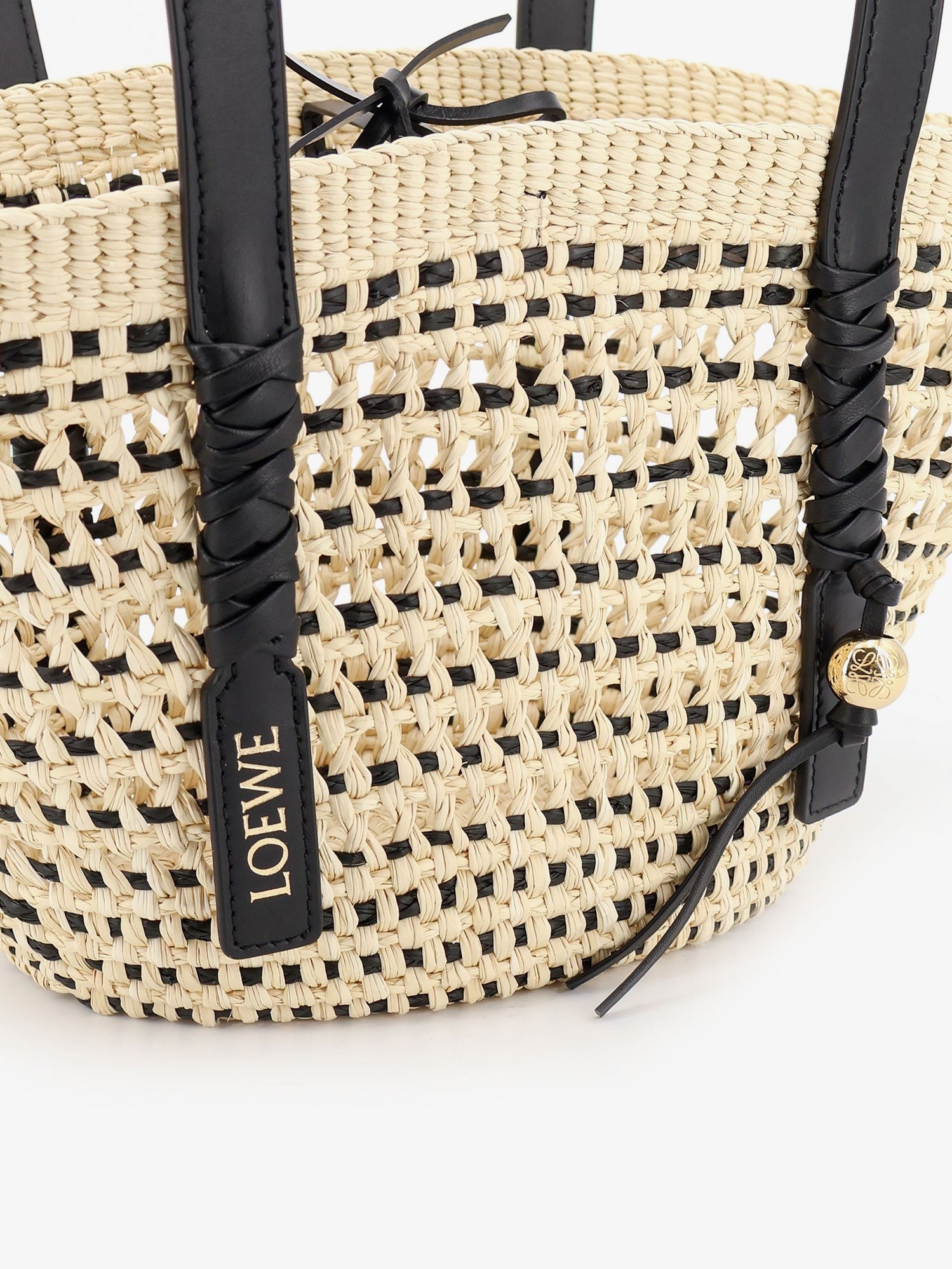 LOEWE - Paula's Ibiza -Braid Basket Small Iraca Palm Leaf Shoulder Bag