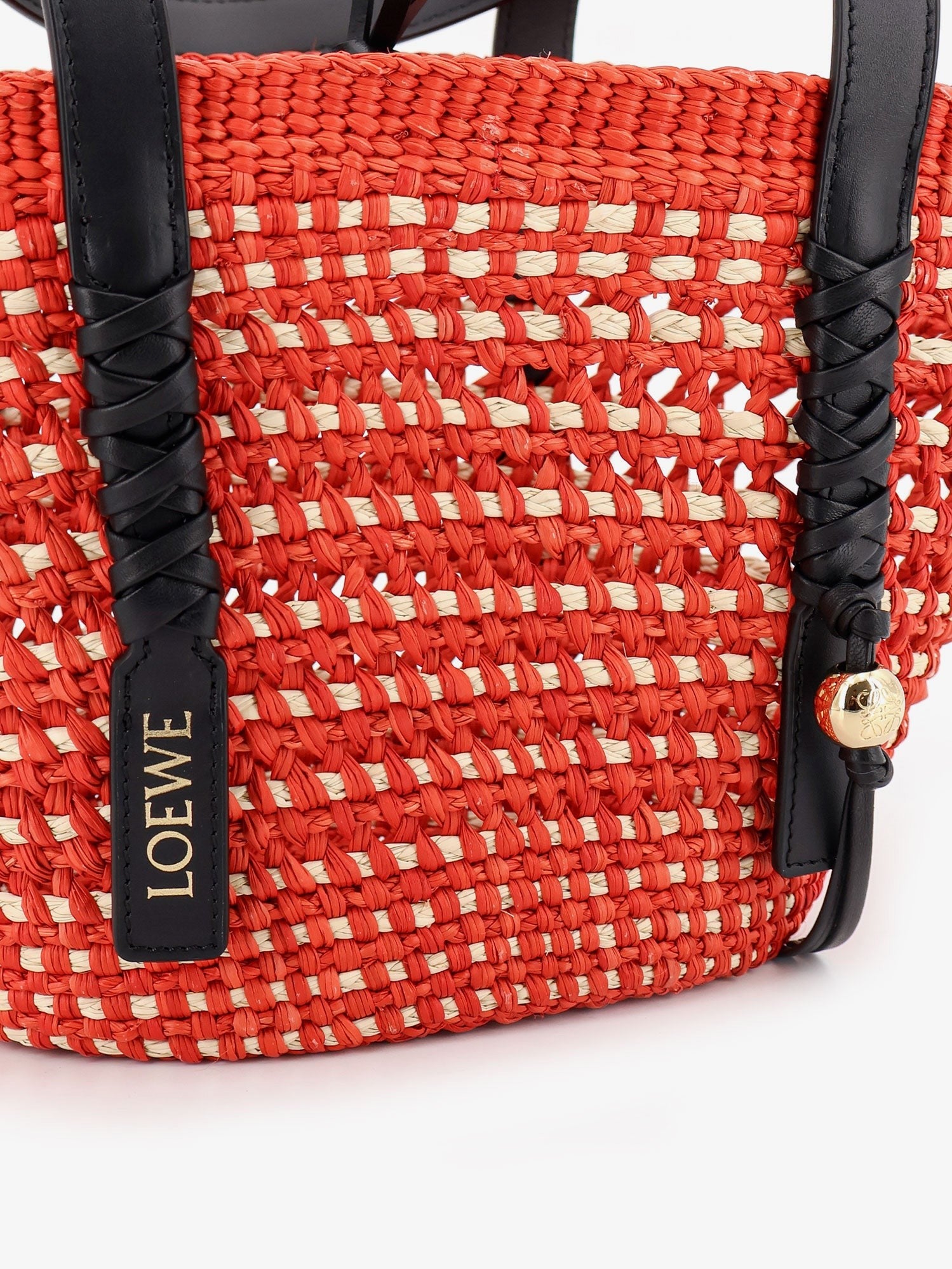 LOEWE - Paula's Ibiza -Braid Basket Small Small Iraca Palm Leaf Shoulder Bag