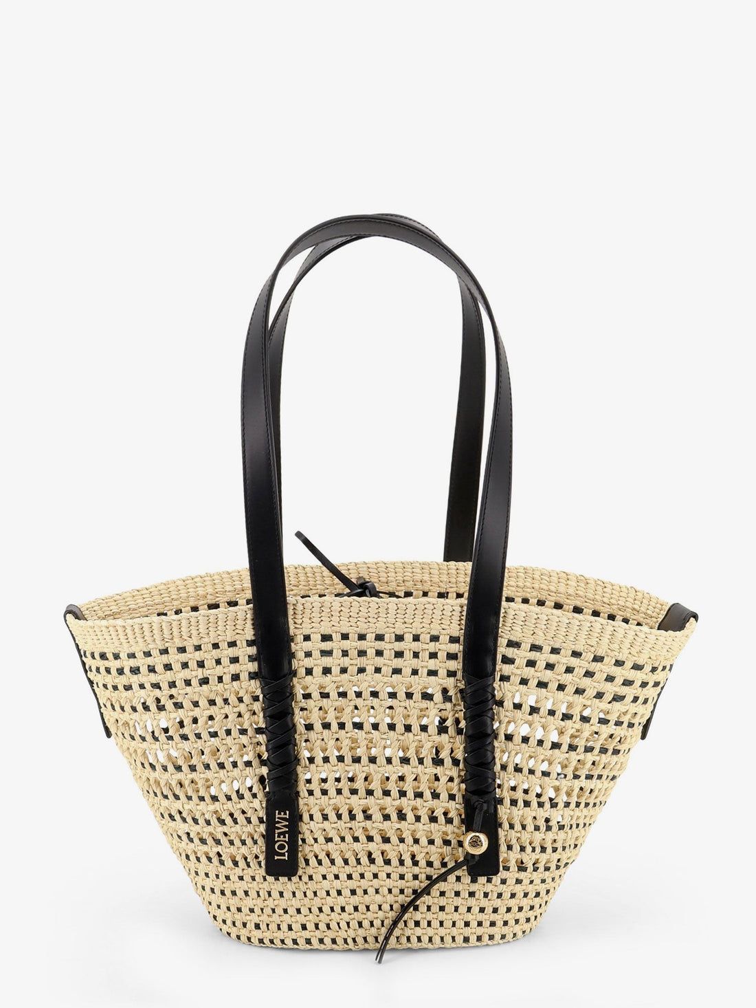 LOEWE - Paula's Ibiza -Braid raffia and leather shoulder bag paula-s-ibiza-braid-raffia-and-leather-shoulder-bag_55bf43de-3120-4c0a-b46c-bc8f6a1db2b5
